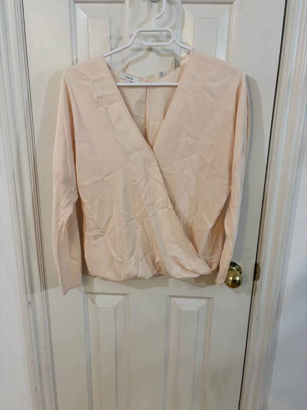 Vince light baby pink wrap top NWT * accepting offers